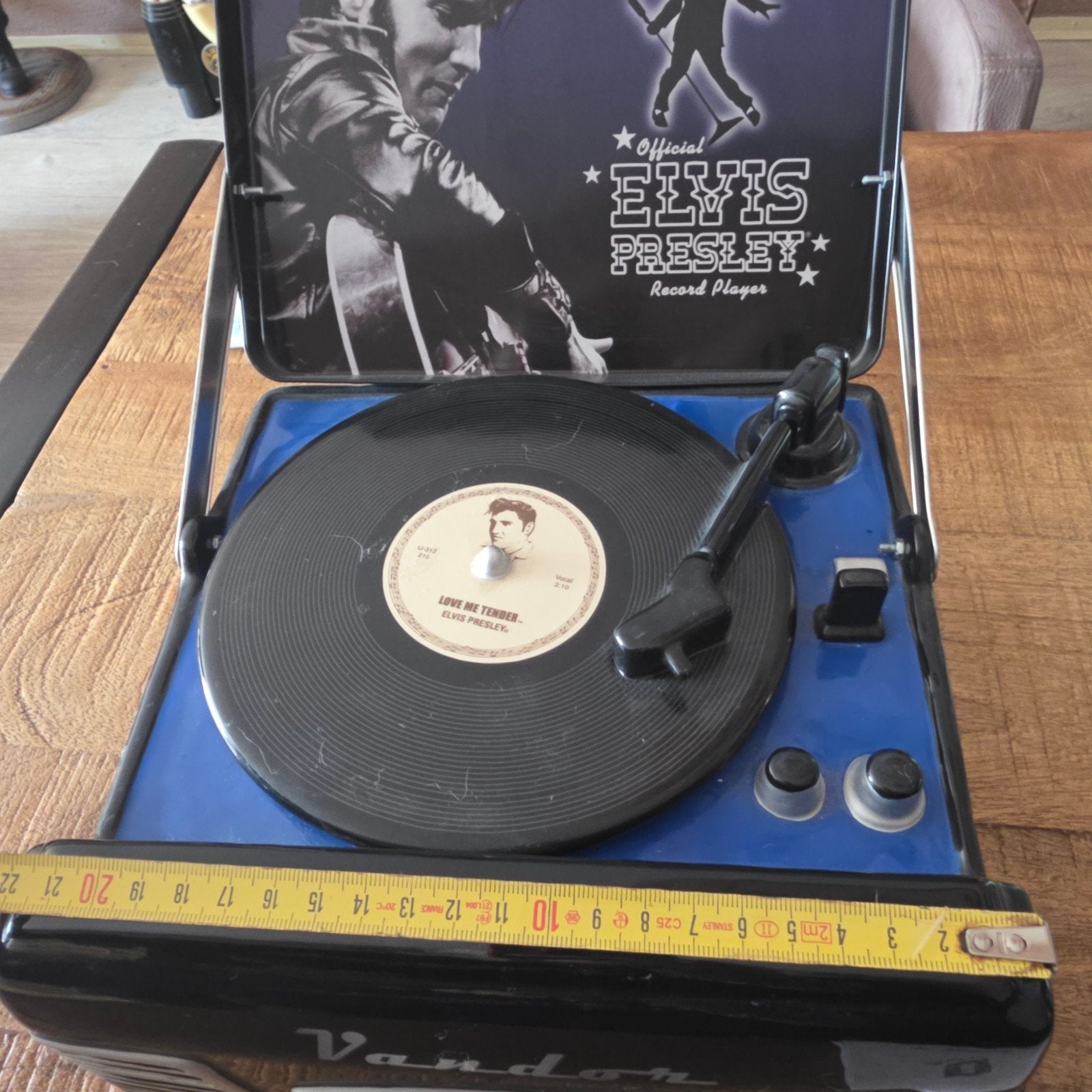 Elvis Presley platenspeler koekjestrommel Limited edition, Ophalen of Verzenden