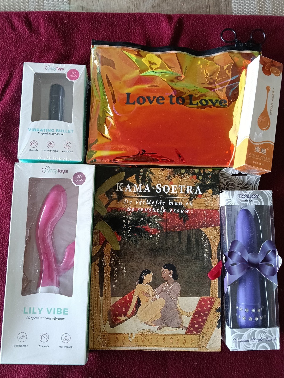 Set van 4 vibrators, Kama Soetra boek & accessoires, Ophalen of Verzenden, Nieuw