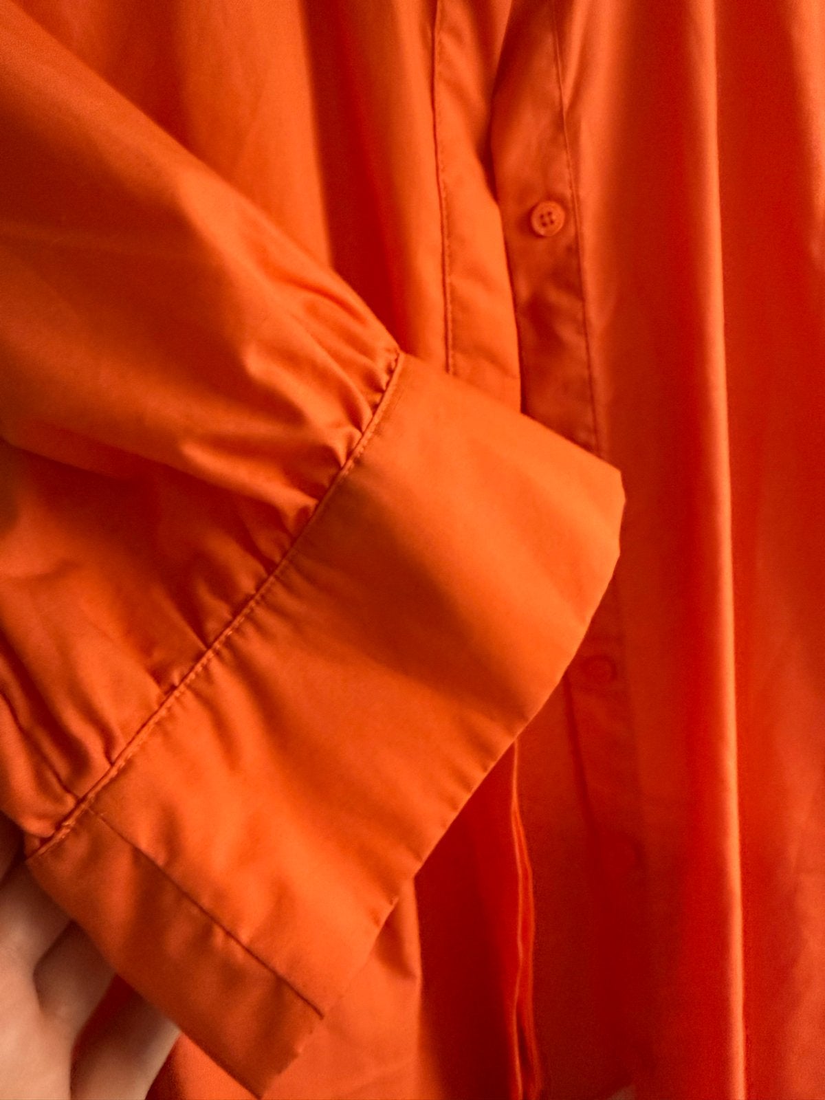 Oranje blouse van Minus, maat 46, Kleding | Dames, Ophalen of Verzenden, Zo goed als nieuw, Maat 46/48 (XL) of groter, Oranje