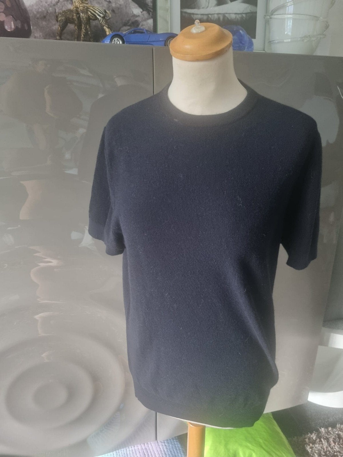 Suitsupply crew neck trui, Maat L, Merino wol, uitmuntend., Kleding | Heren, Maat 52/54 (L), Blauw, Ophalen of Verzenden, Zo goed als nieuw