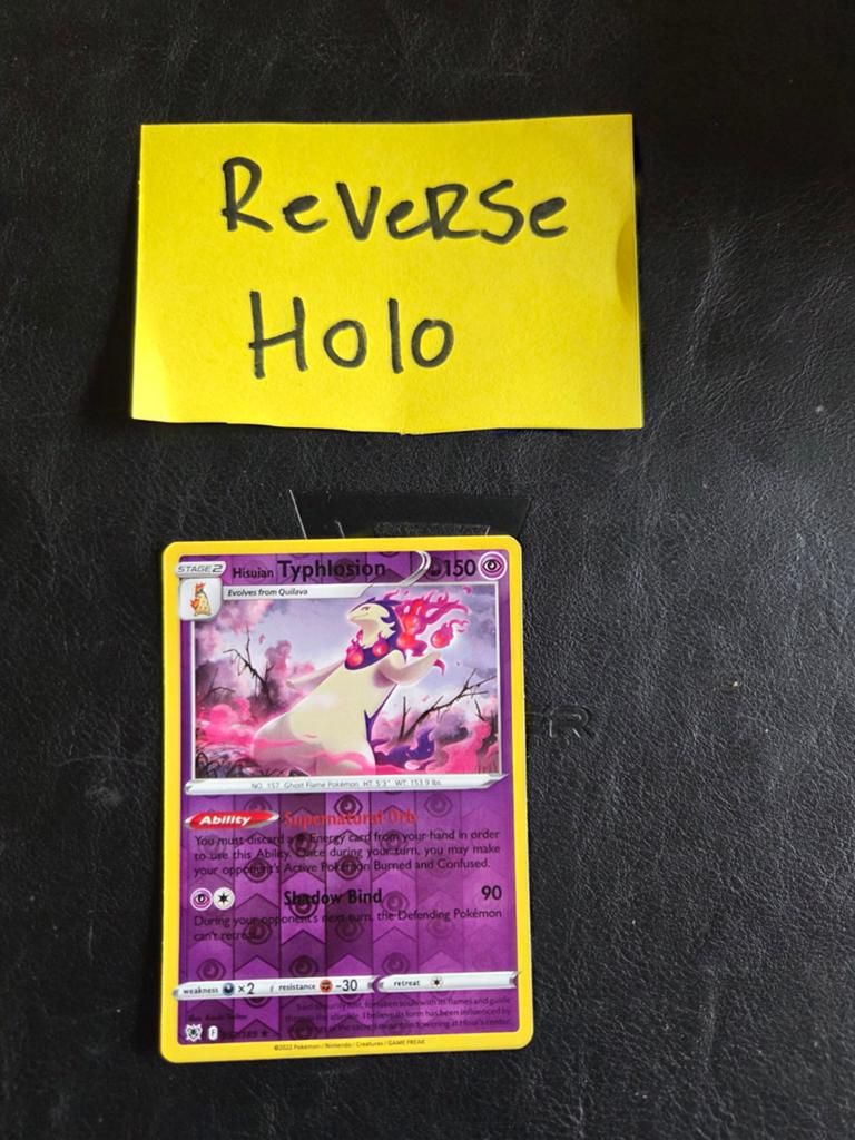 Hisuian typhlosion 052/189 Astral radiance, Ophalen of Verzenden, Zo goed als nieuw