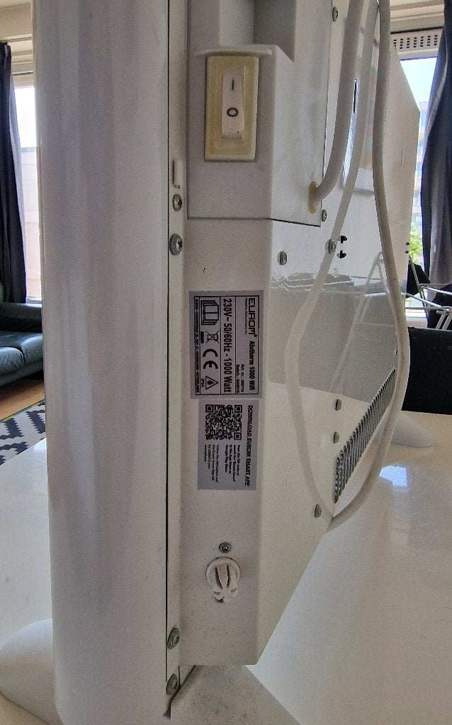 Eurom heater 1000w, Doe-het-zelf en Verbouw, Ophalen, 30 tot 80 cm, Gebruikt, Radiator