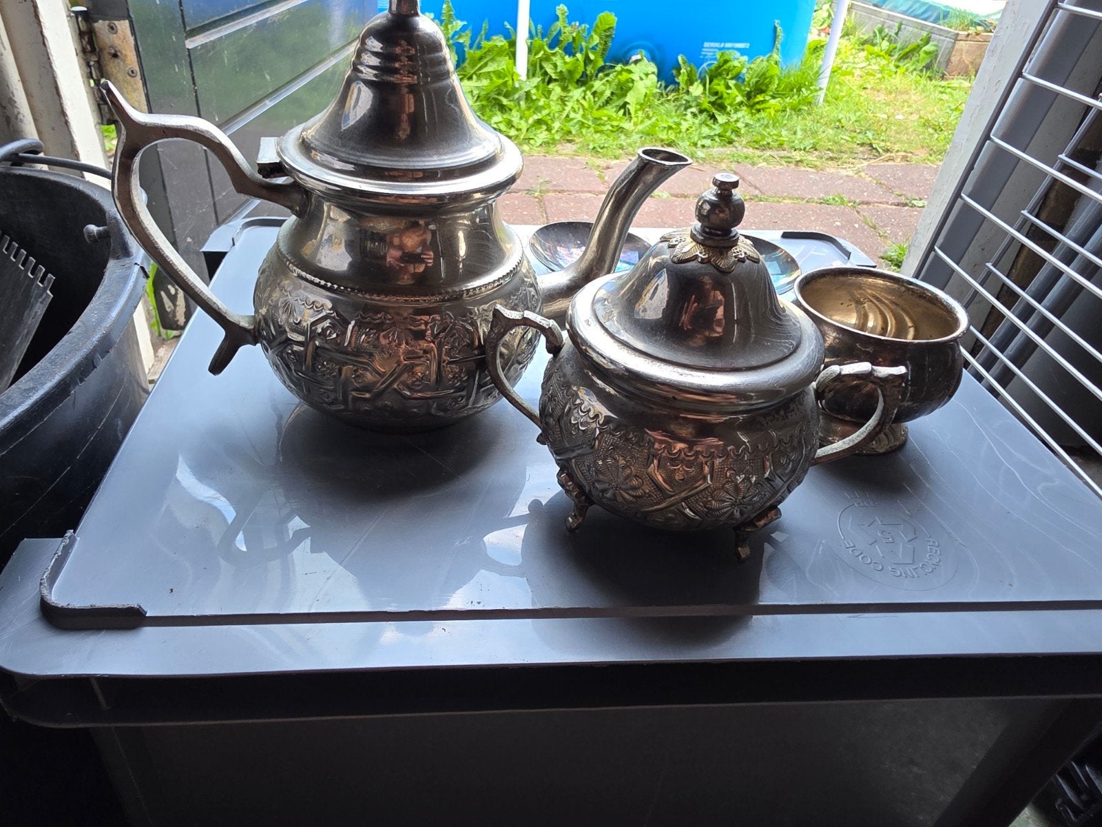 Marokkaans servies thee set, Antiek en Kunst, Ophalen