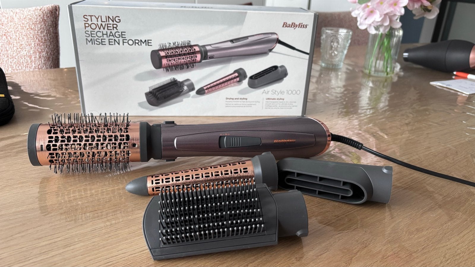 BaByliss Air Style 1000 Warme Luchtborstel Set, Ophalen, Zo goed als nieuw, Haarverzorging