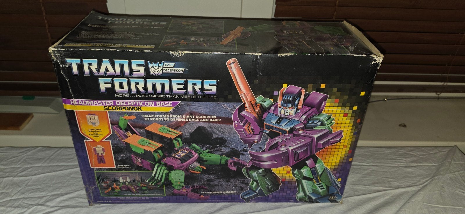 Transformers G1 Scorponok, Verzamelen, G1, Ophalen of Verzenden, Gebruikt, Decepticons