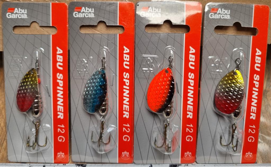 A. Set 4  x ABU Spinners 12 g NIEUW Kunstaas, Watersport en Boten, Verzenden, Nieuw, Overige typen