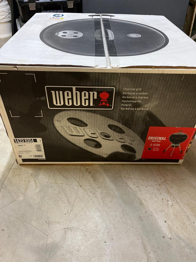 Nieuwe Weber Original Kettle E-5730 Houtskoolbarbecue, Tuin en Terras, Ophalen of Verzenden, Nieuw