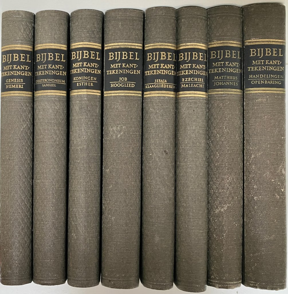 Bijbel met kanttekeningen, Boeken, Godsdienst en Theologie, Ophalen of Verzenden, Gelezen, Zie foto's, Christendom | Protestants