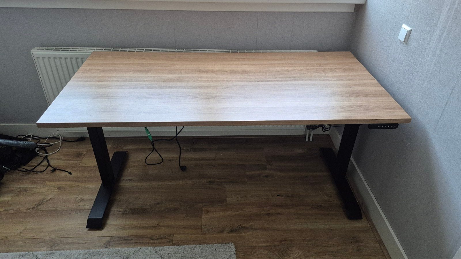 Electrisch Verstelbaar Zit-sta bureau 160x80, Ophalen, Zit-sta bureau, 160 cm, Gebruikt