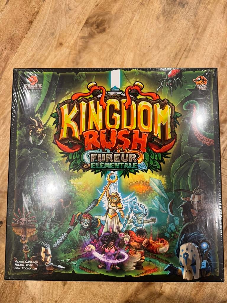 Kingsom rush fureur elementale - bordspel, Hobby en Vrije tijd, Gezelschapsspellen | Bordspellen, Ophalen of Verzenden, Zo goed als nieuw