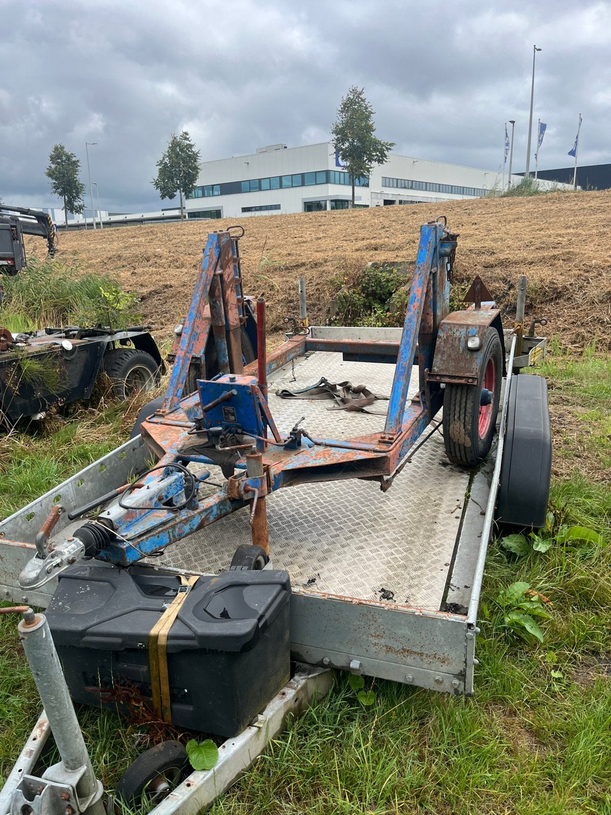 Haspel aanhanger, Auto diversen, Aanhangers en Bagagewagens, Ophalen, Zo goed als nieuw