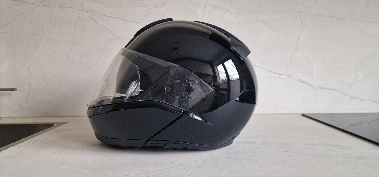 Supernette BMW EVO 6 systeemhelm zwart Med : 57-58, Overige merken, M, Systeemhelm, Dames