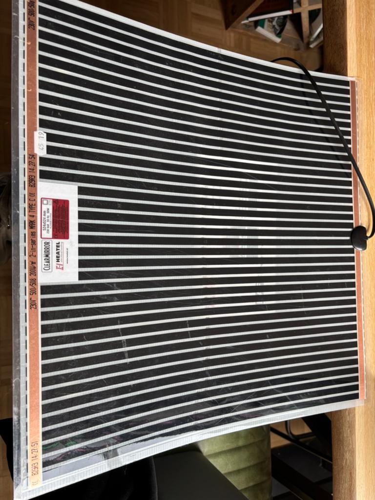 Spiegelverwarming, Doe-het-zelf en Verbouw, Ophalen, 30 tot 80 cm, Overige typen, Nieuw