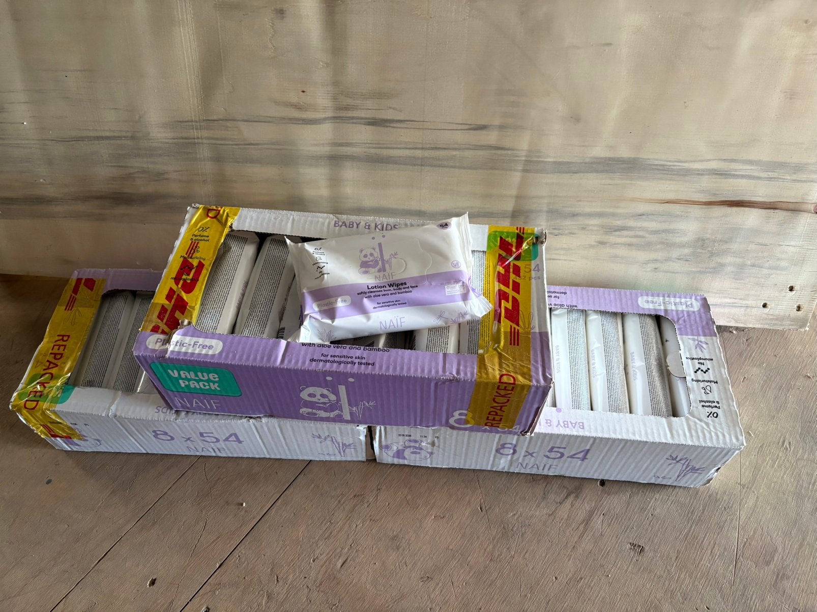 NaÏf lotion doekjes 24x 54 stuks, Ophalen, Nieuw, Overige typen