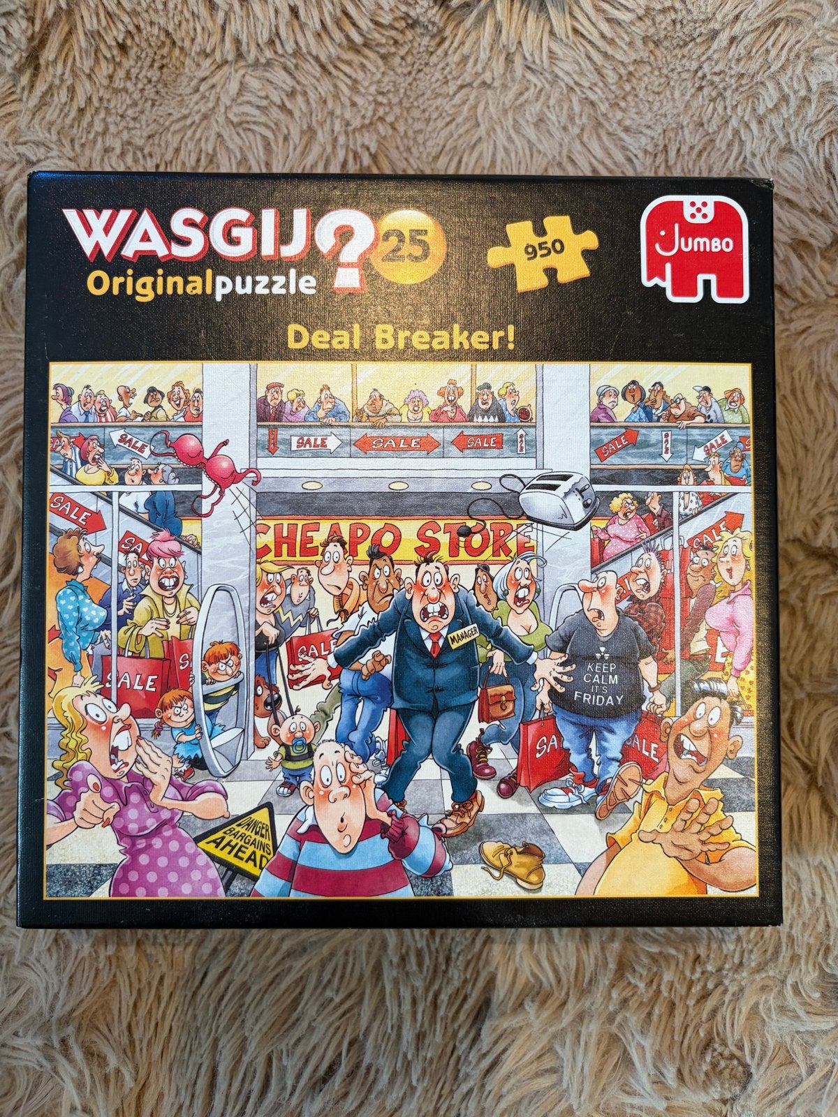 Wasgij Original 25: Deal Breaker! - 950 stukjes, compleet, Ophalen of Verzenden, Zo goed als nieuw