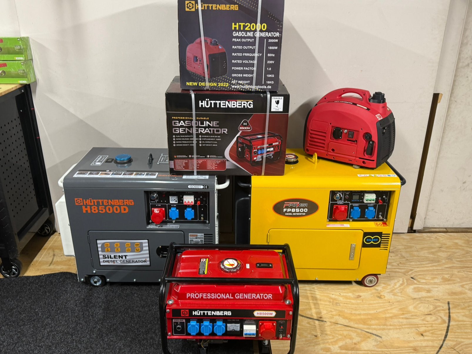Agregaat generator noodstroom, Ophalen, Huttenberg, Nieuw, Huttenberg