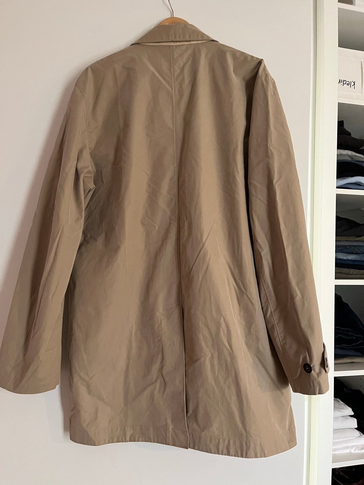 Gant Beige Trenchcoat Heren XXL - Zo goed als nieuw, Verzenden, Zo goed als nieuw, Overige maten, Beige