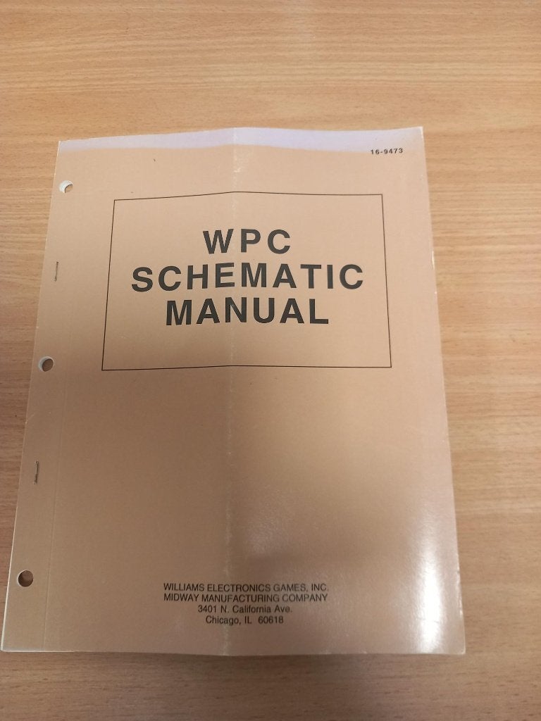 schema's wpc, Verzamelen, Automaten | Flipperkasten, Ophalen, Gebruikt, Onderdeel of Defecte kast, Williams