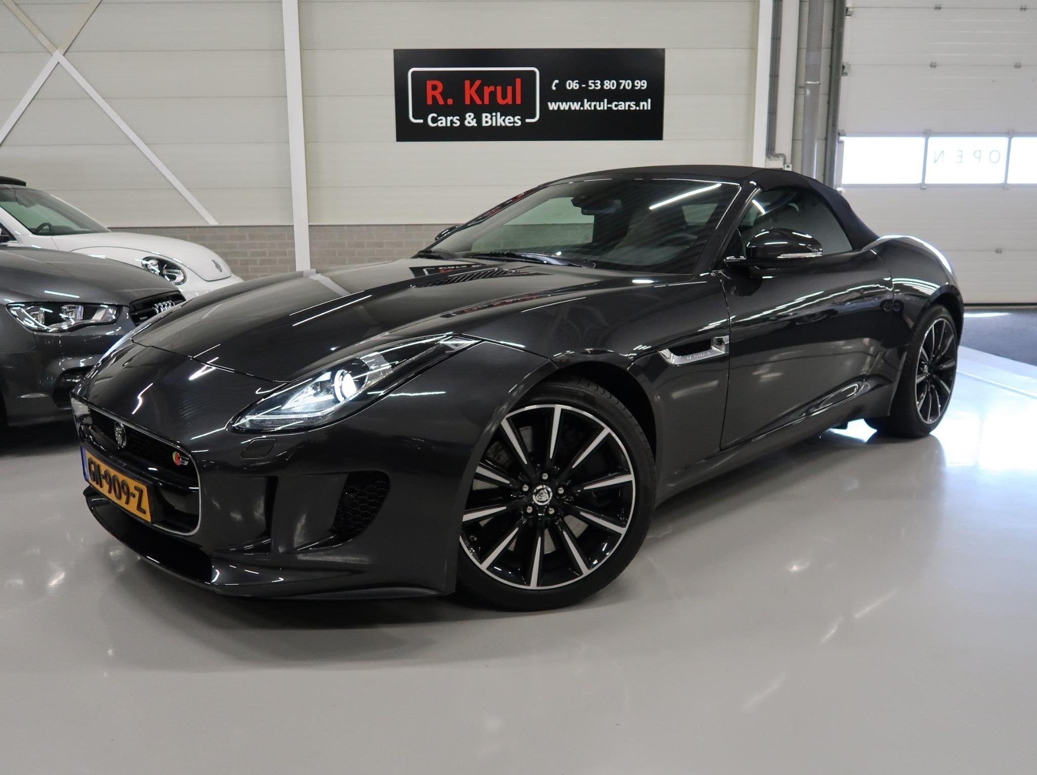 Jaguar F-TYPE 3.0 V6 S Convertible 380PK NL-auto NAP Boekjes, Auto's, Achterwielaandrijving, 2995 cc, Cabriolet, 93 €/maand