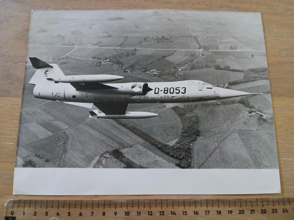 Persfoto F-104 Starfighter verongelukt Luchtmacht Vliegtuig, Ophalen of Verzenden