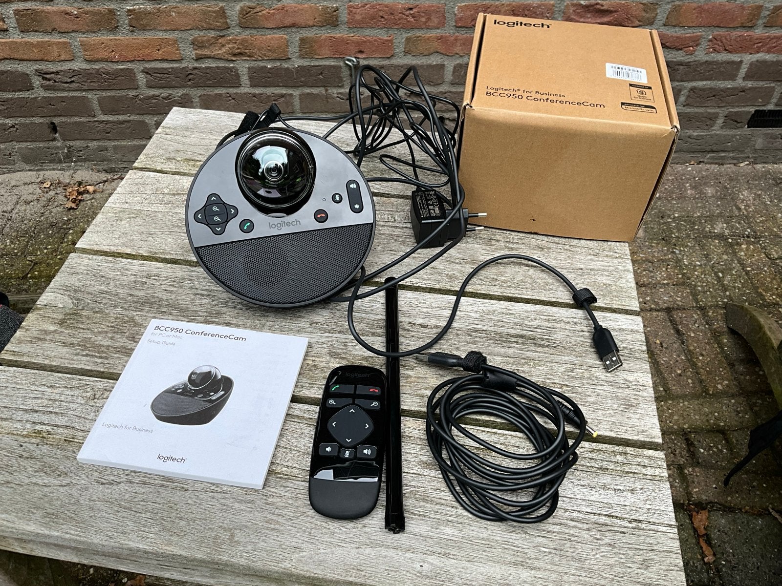 Logitech BCC950 ConferenceCam - Full HD Webcam, Ophalen, Gebruikt, Zoomfunctie, Windows