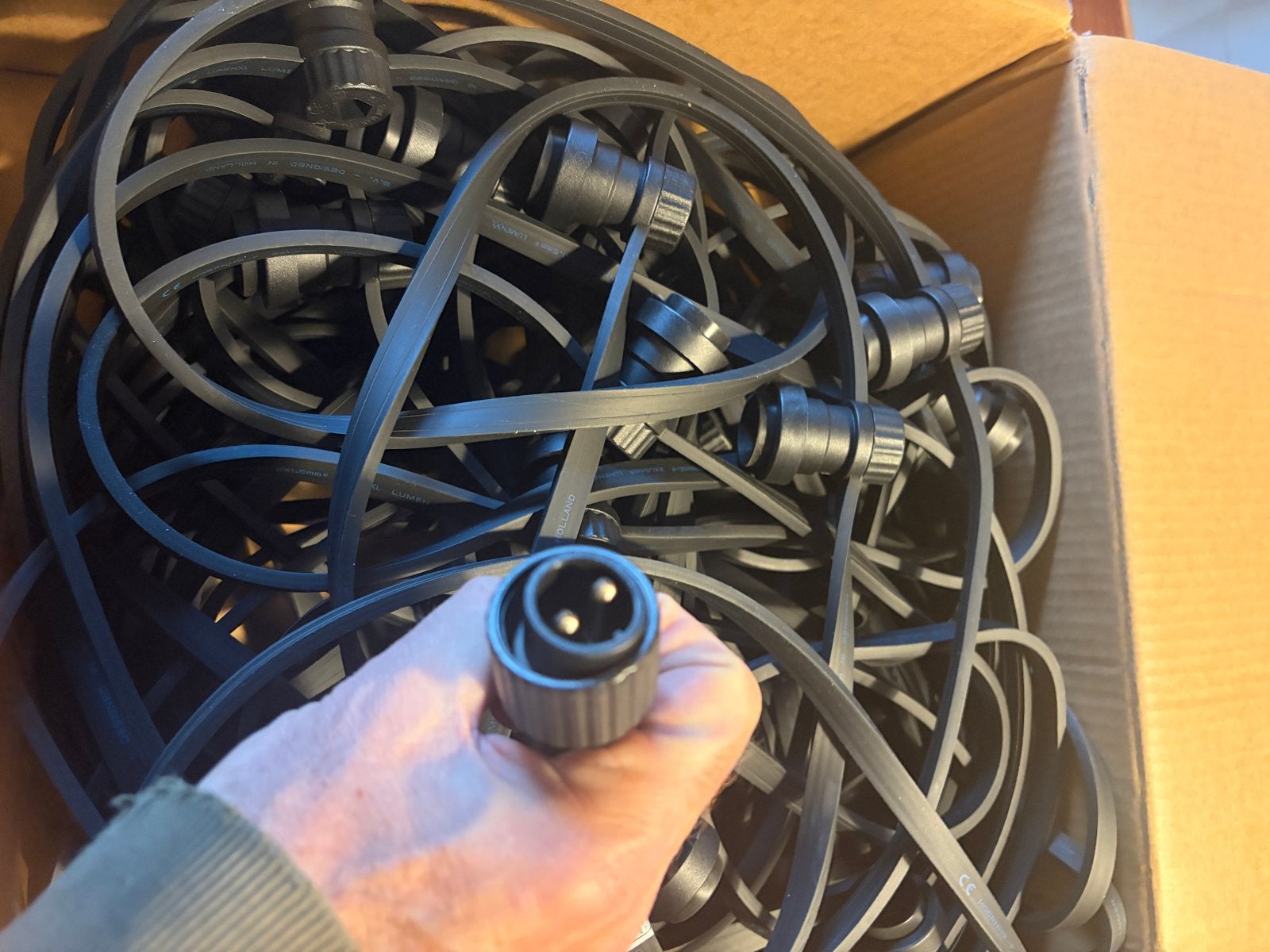 Professionele Prikkabel 50 Meter, 50 Fittingen Incl. Stekker, Minder dan 50 watt, Overige typen, Nieuw, Ophalen of Verzenden