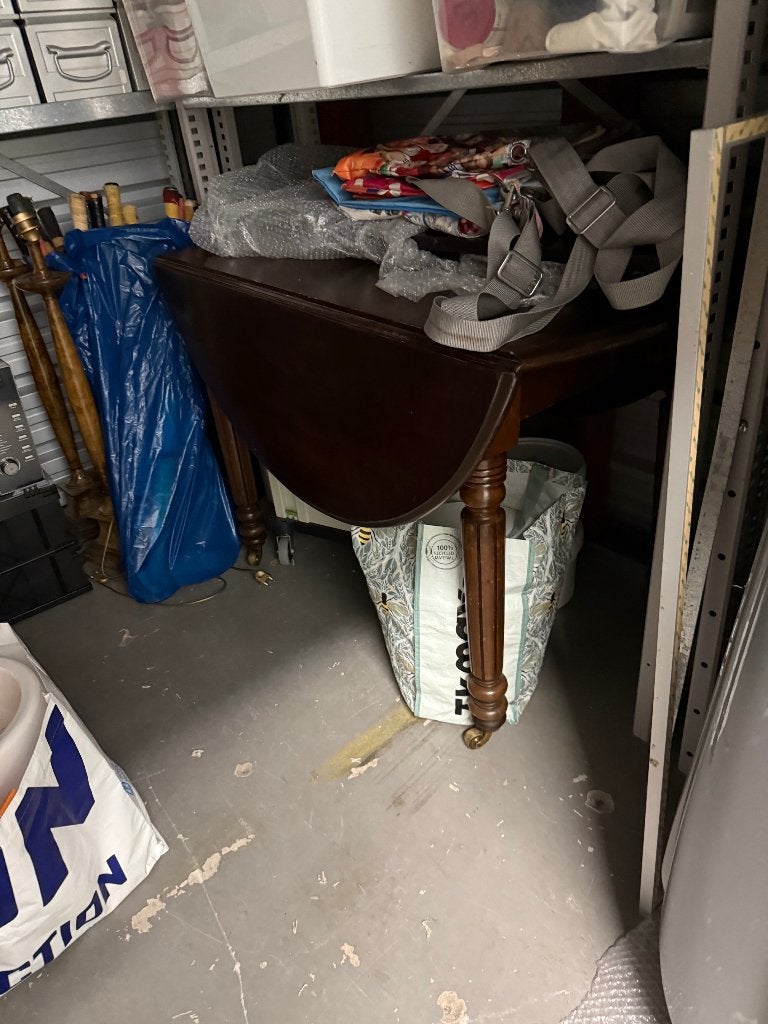 Antieke Engelse Mahonie Eet Tafel, Ophalen, Gebruikt, 200 cm of meer, 50 tot 100 cm