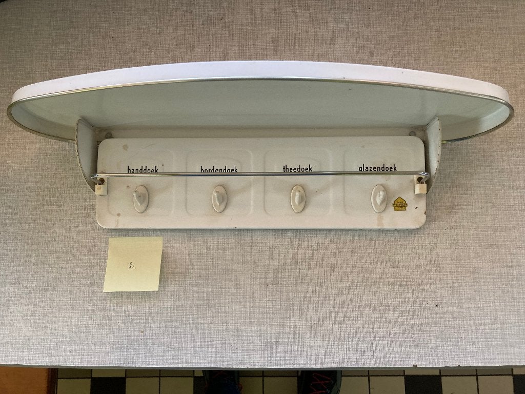 Vintage Brabantia Keukenrekje voor thee/handdoeken., Ophalen of Verzenden