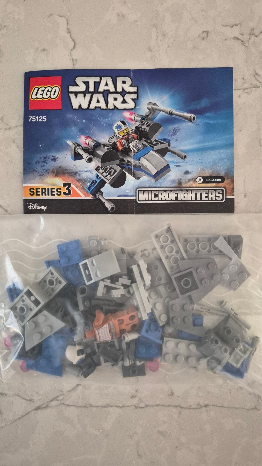 LEGO Star Wars 75125 Microfighters Resistance X-Wing Fighter, Ophalen of Verzenden, Gebruikt