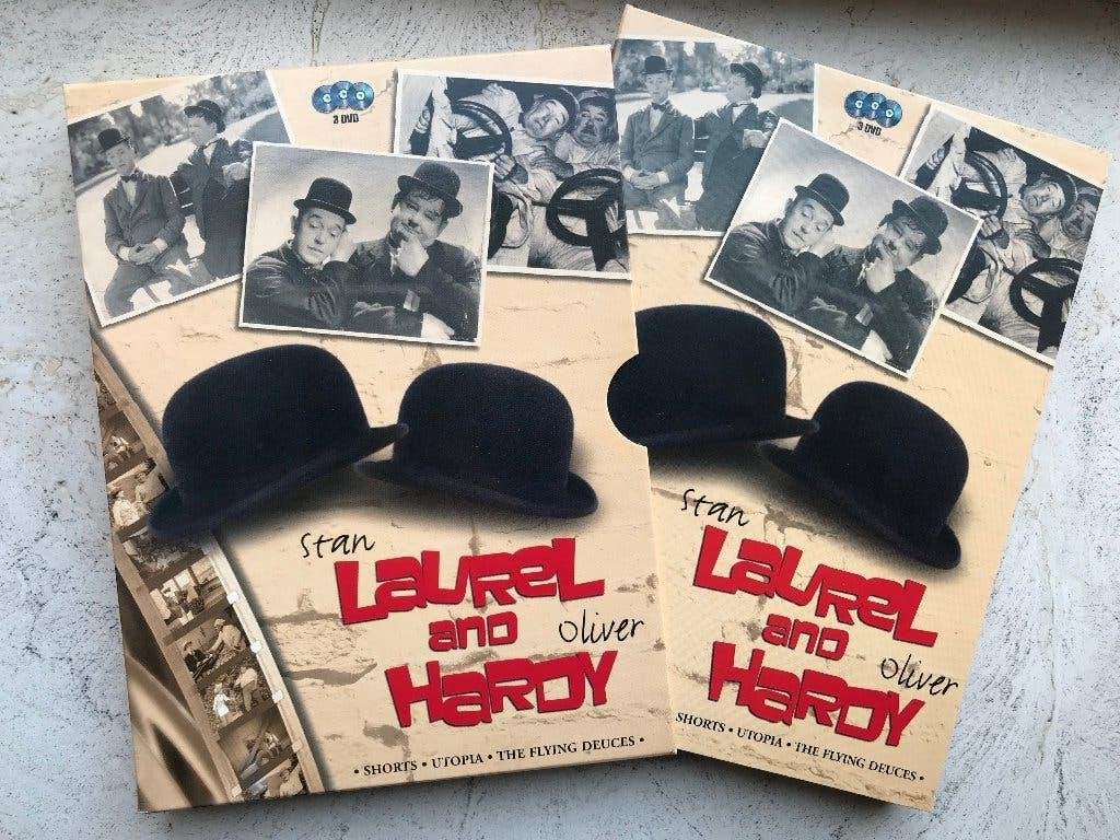 Stan Laurel en Oliver Hardy ( 3 DVD Box ), Overige artiesten, Alle leeftijden, Ophalen of Verzenden, Tv-programma of Sketches