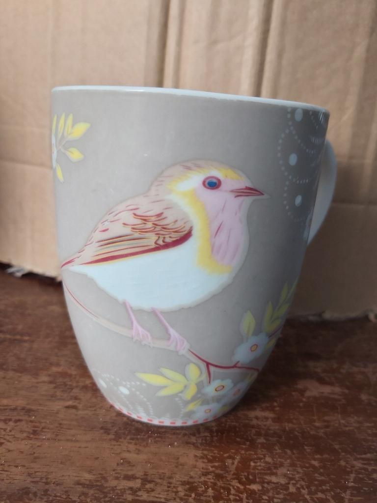 Mok Studi Pip Home Bird & Flowers nieuw, Huis en Inrichting, Keuken | Servies, Keramiek, Nieuw, Ophalen of Verzenden, Overige stijlen