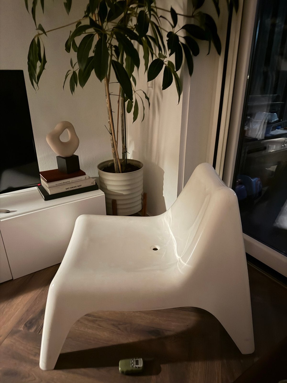 2x IKEA PS Vågö fauteuils - Thomas Sandell, Ophalen of Verzenden, Gebruikt, Kunststof