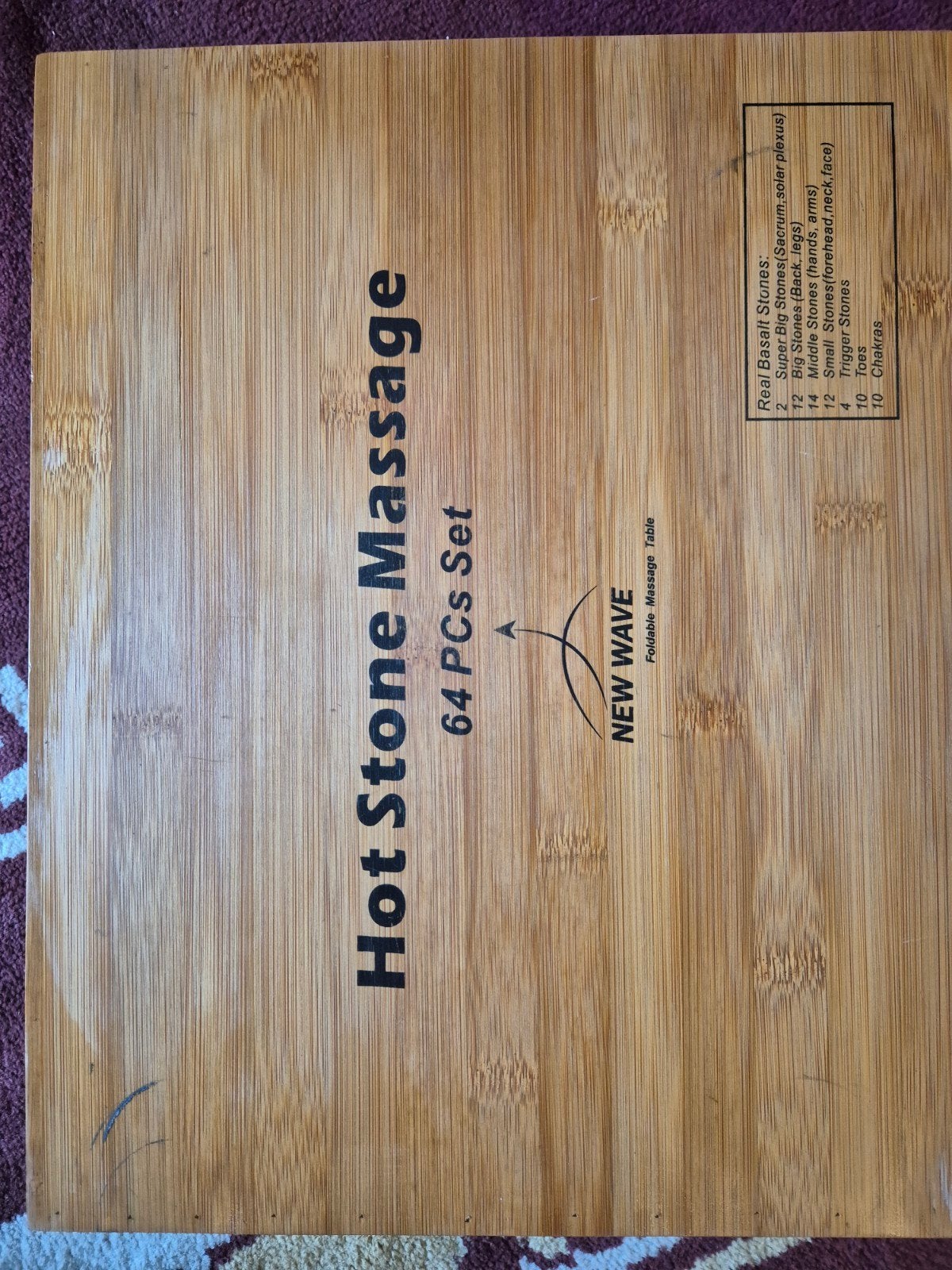 Hot Stone Massage Set - 64 Stuks, Ophalen, Gebruikt