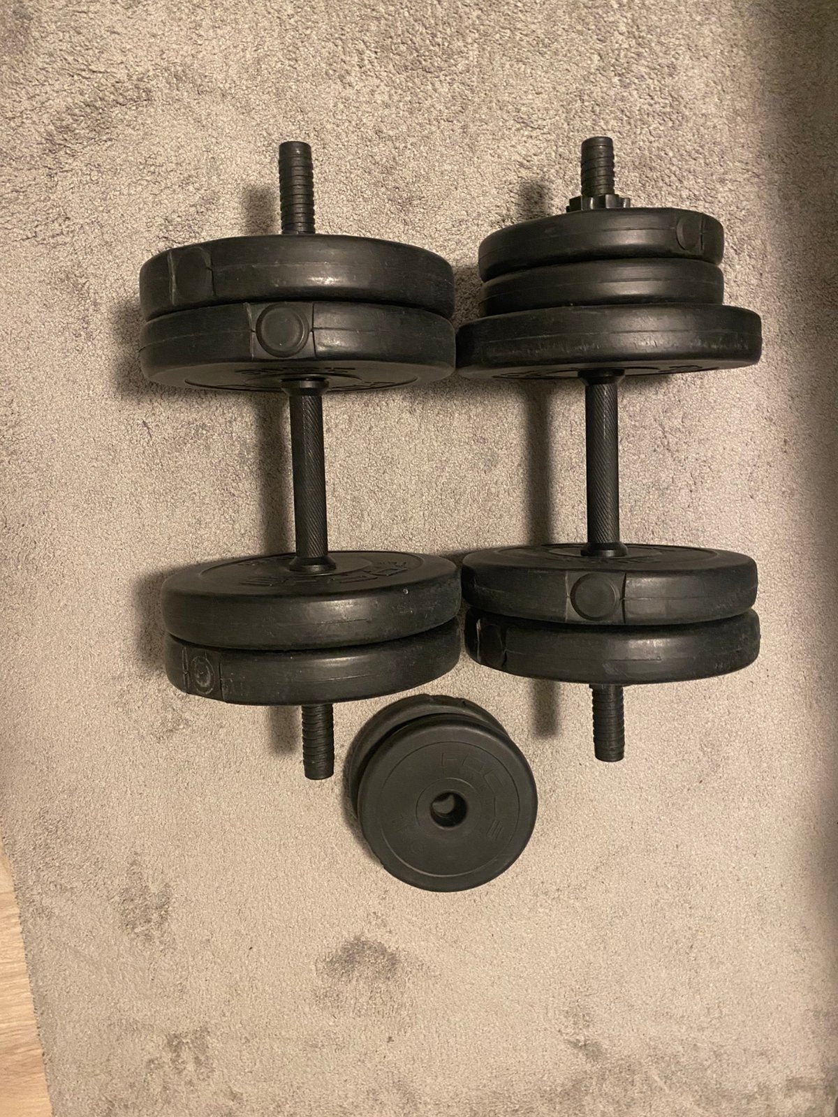 2 10kg dumbells, Ophalen, Gebruikt