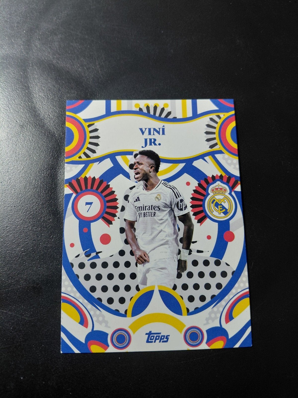 Vinicius jr. (Real madrid) topps team set insert, Ophalen of Verzenden, Nieuw, Buitenlandse clubs, Spelerskaart