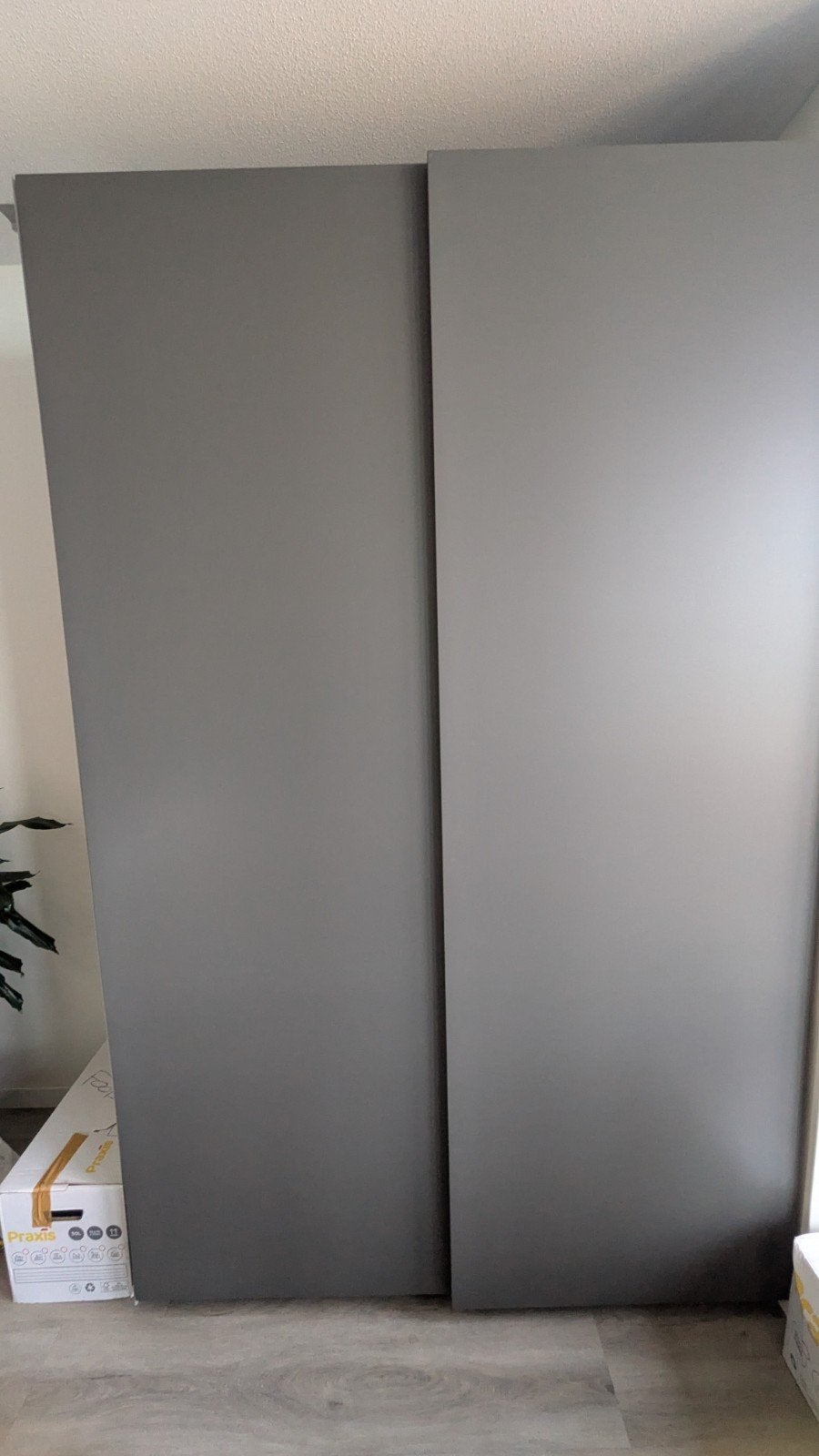 IKEA Pax kledingkast met Hasvik schuifdeuren, 150x58x236, Overige materialen, Met deur(en), 100 tot 150 cm, 200 cm of meer