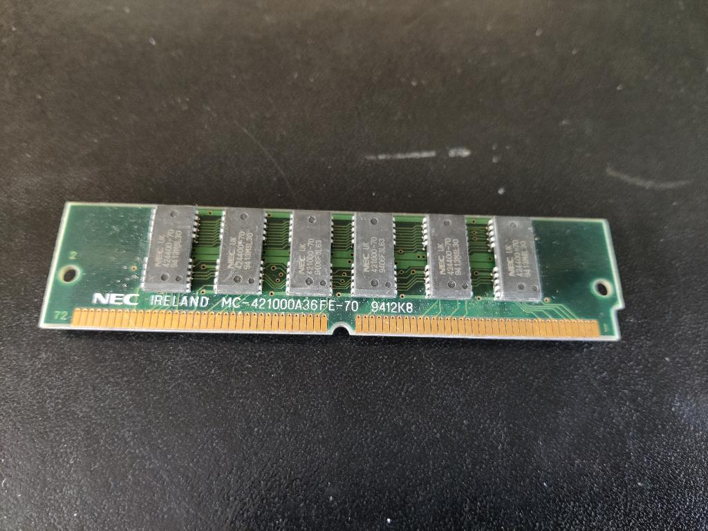 NEC MC-421000A36BE-70 RAM 72-Pin (MEM706] 11-4, Computers en Software, RAM geheugen, Ophalen of Verzenden, Gebruikt, Overige soorten