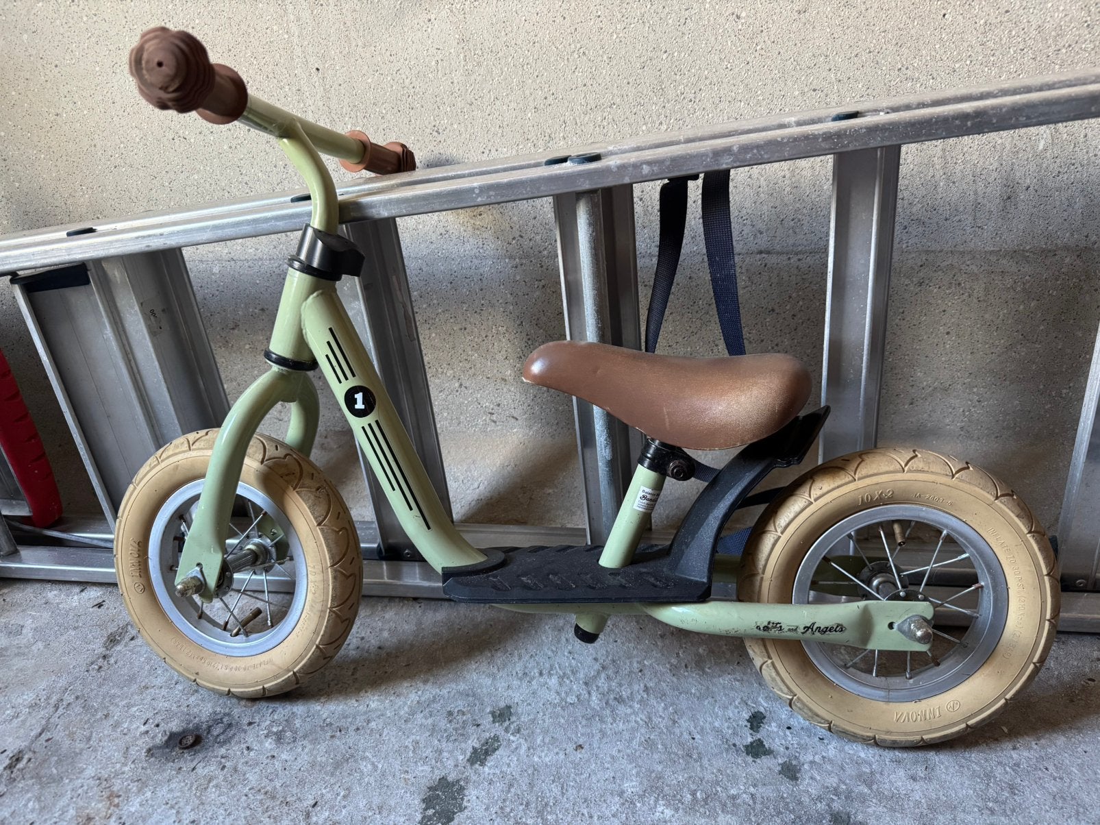 Loopfiets Bandits & Angels, Kinderen en Baby's, Ophalen, Gebruikt, Loopfiets