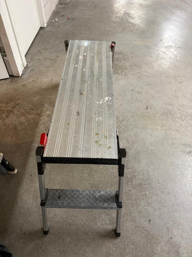 Leifheit werkbrug, Doe-het-zelf en Verbouw, Ladders en Trappen, Ophalen, Gebruikt, Minder dan 2 meter