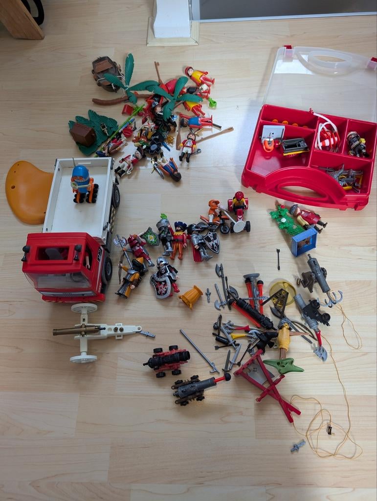 Vintage Playmobil Piraten & Ridders Losse Onderdelen, Ophalen of Verzenden, Gebruikt