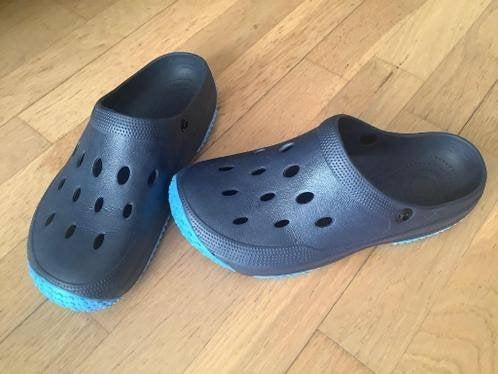 dames instap klompen open slippers waterschoenen blauw mt.38, Ophalen, Blauw, Instappers, Zo goed als nieuw