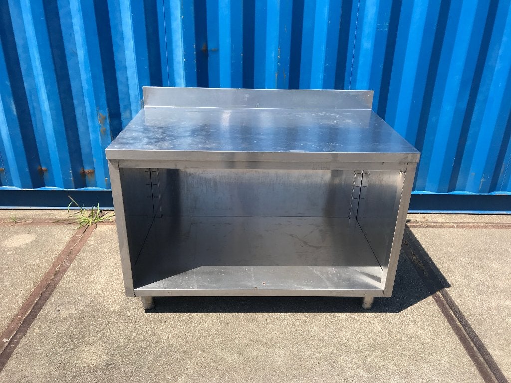 RVS Buitenkeuken werktafel - werkbank unit, Ophalen, Gebruikt, Gas