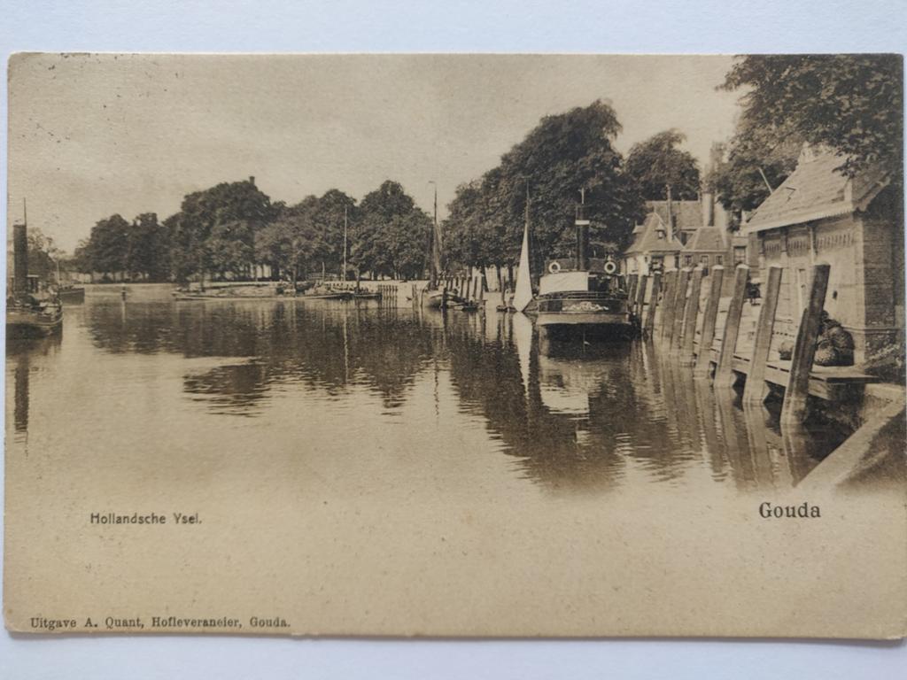 X1604 Gouda 1911, Ophalen of Verzenden, Voor 1920, Zuid-Holland