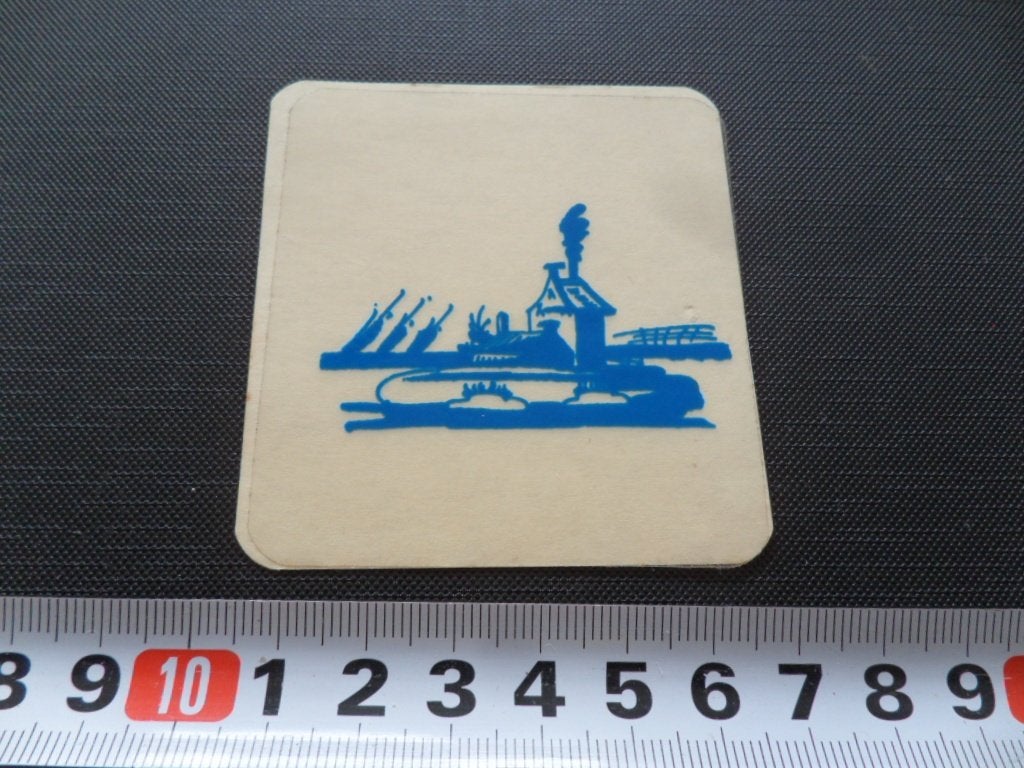 sticker transparant huis boerderij, Ophalen, Zo goed als nieuw