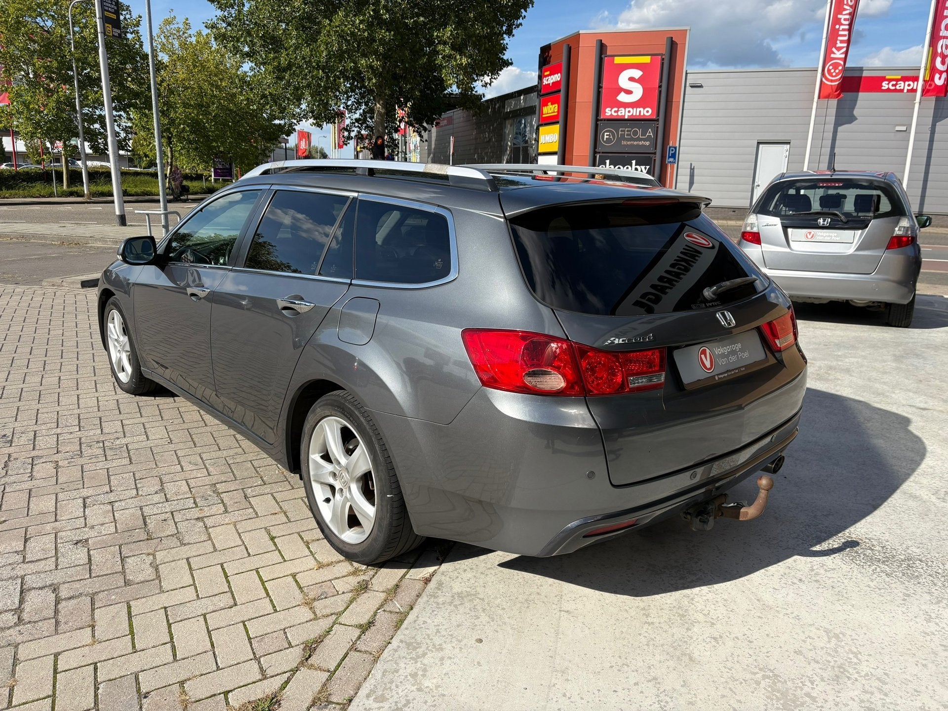 Honda Accord Tourer 2.0i Executive, Auto's, Zwart, Handgeschakeld, Zilver of Grijs, 500 kg