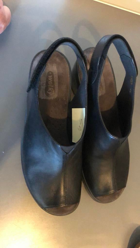 Wolky Zwarte Hakken - Maat 40, Ophalen of Verzenden, Gedragen, Zwart, Schoenen met hoge hakken