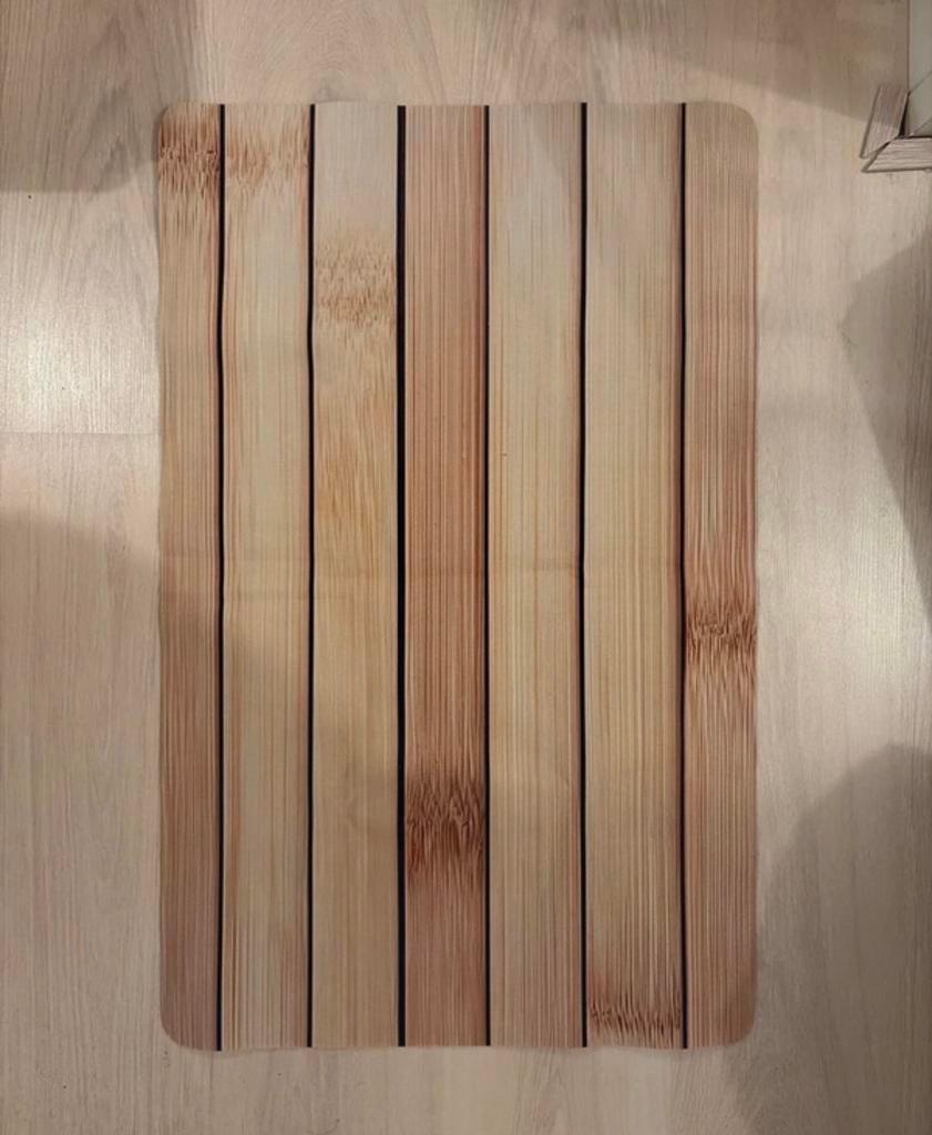 Houten badmat - Antislip en stijlvol, Ophalen of Verzenden, Zo goed als nieuw