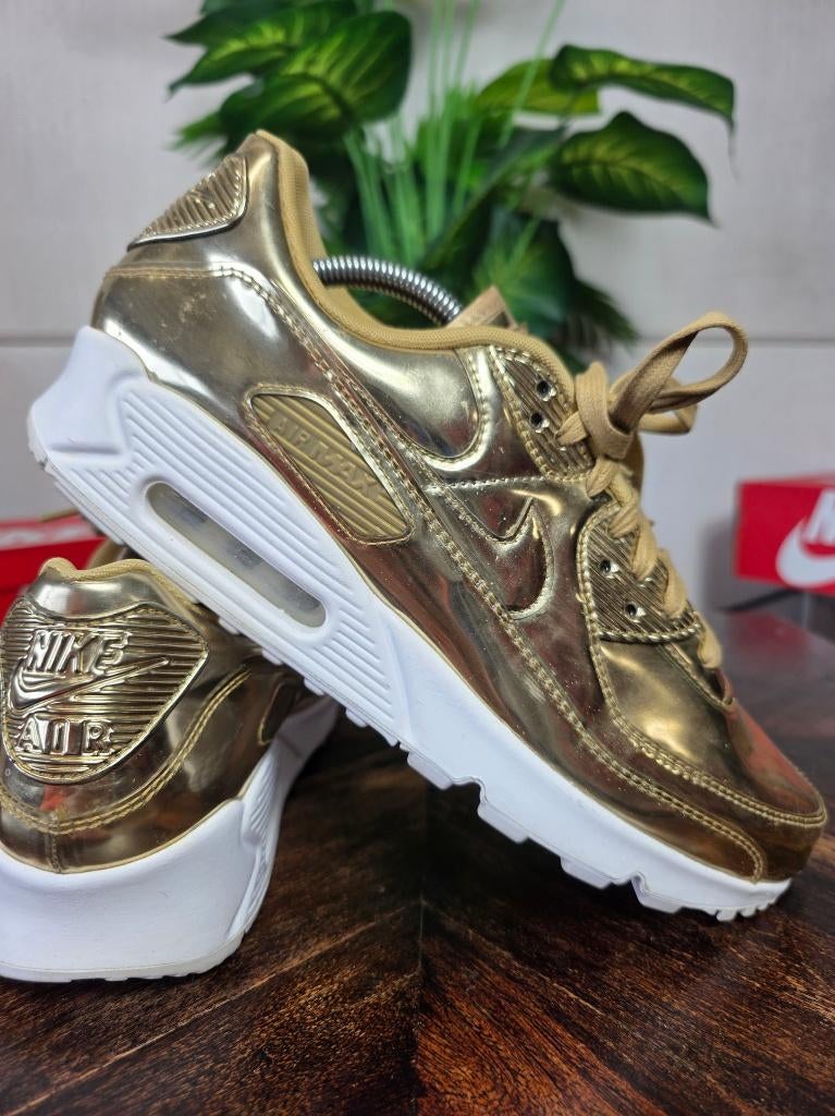 Nike Air Max 90 Metallic Gold maat 44, Overige kleuren, Nike, Ophalen of Verzenden, Nike