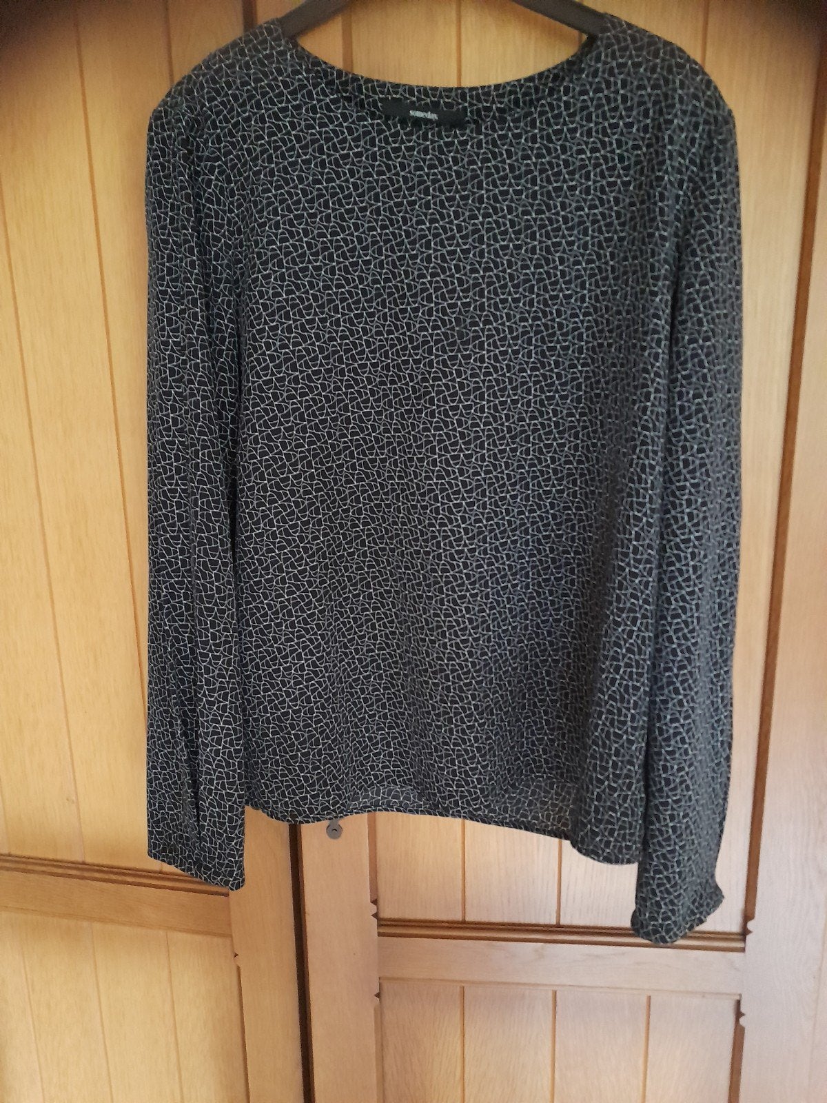 Zwart wit blouse van Someday maat 42., Someday, Verzenden, Zwart, Maat 42/44 (L)