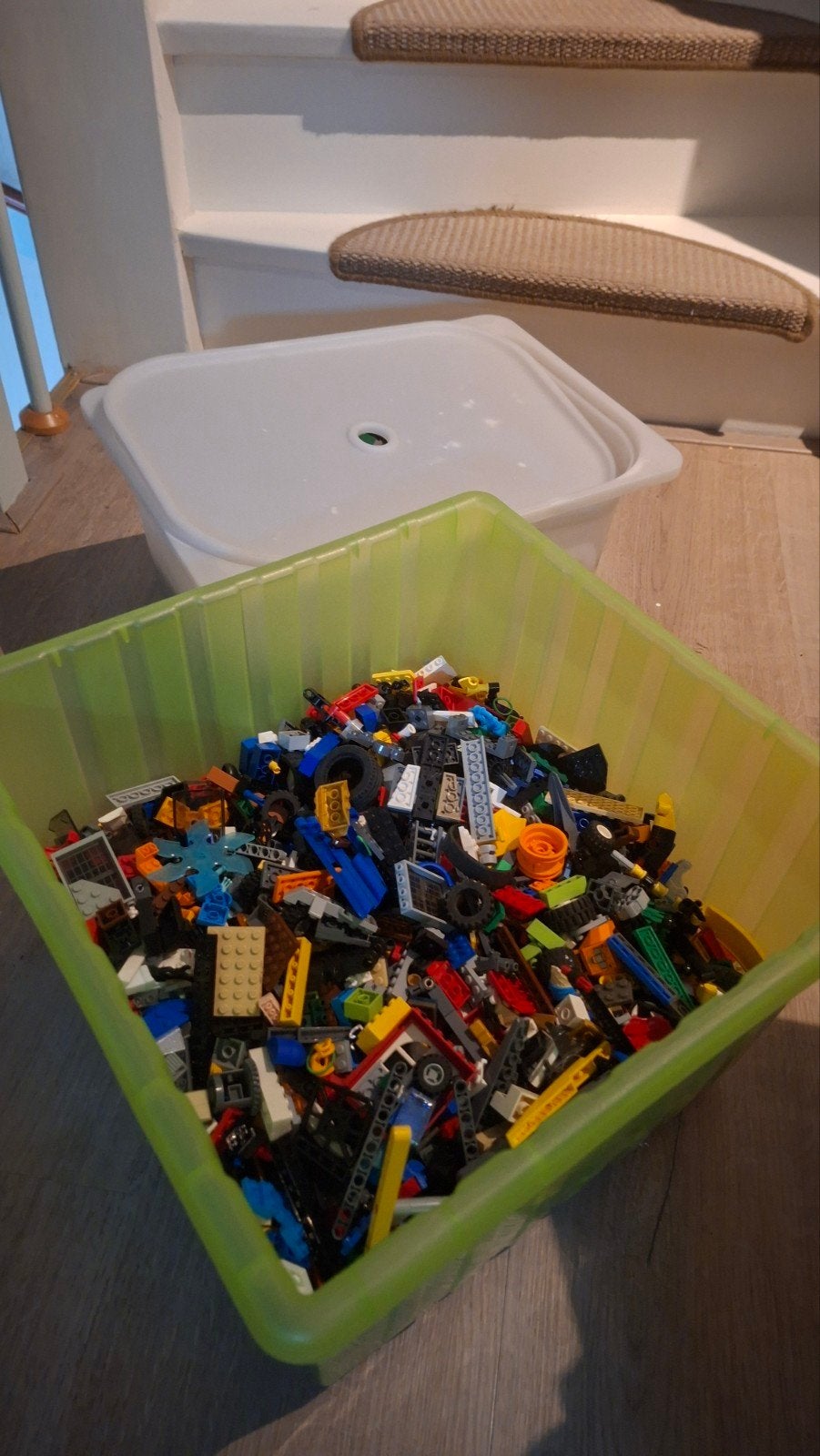 Grote partij diverse LEGO bouwstenen in opbergboxen, Ophalen, Gebruikt, Inclusief extra onderdelen, Lego